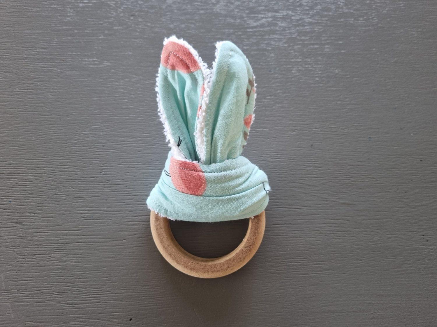 Bunny teething ring