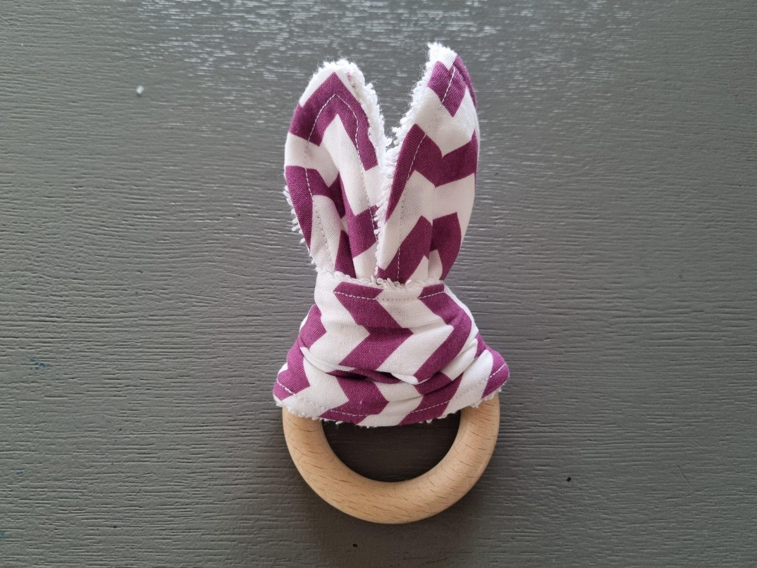 Bunny teething ring