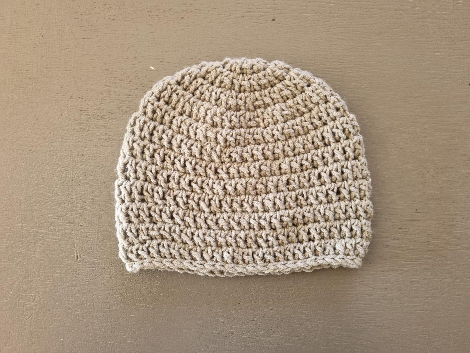 Crochet baby beanie