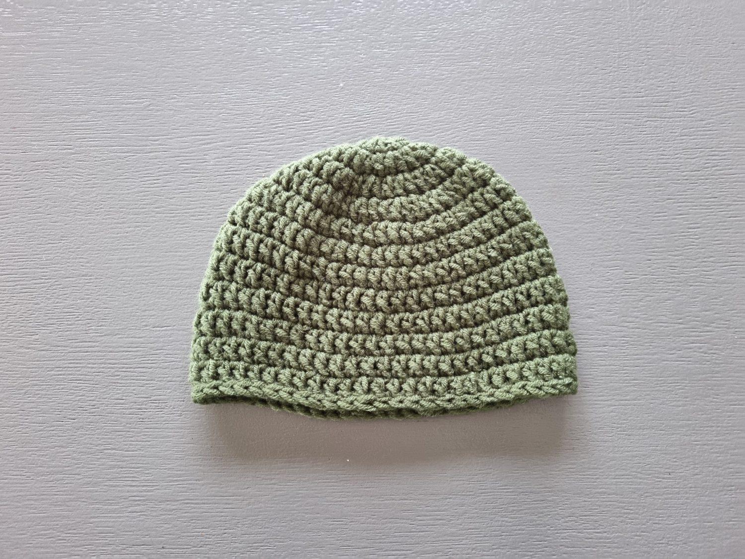 Crochet baby beanie